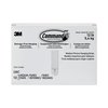 Command Picture Hanging Strips, Medium, Removable, 0.75" x 2.75", White, PK132 17201-S132NA